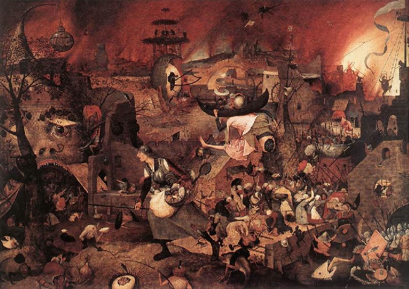 BRUEGEL, Pieter the Elder Dulle Griet (Mad Meg) fg china oil painting image